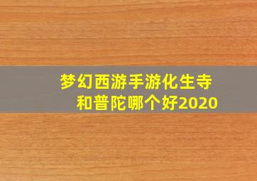 梦幻西游手游化生寺和普陀哪个好2020