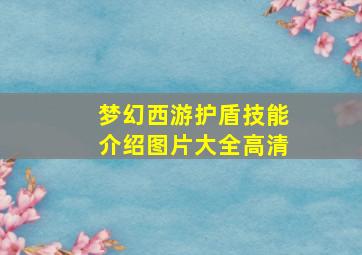 梦幻西游护盾技能介绍图片大全高清