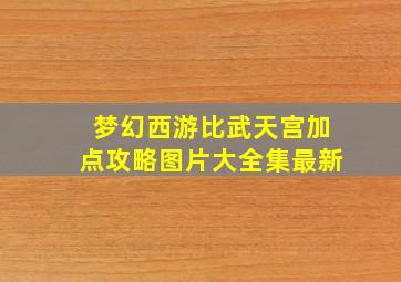 梦幻西游比武天宫加点攻略图片大全集最新