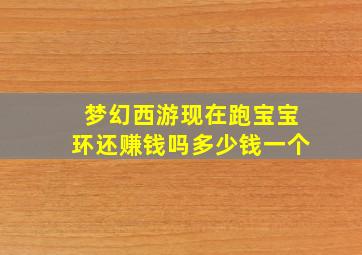 梦幻西游现在跑宝宝环还赚钱吗多少钱一个