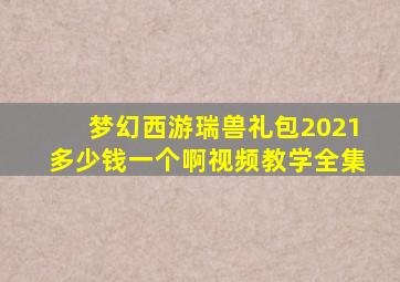 梦幻西游瑞兽礼包2021多少钱一个啊视频教学全集