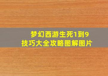 梦幻西游生死1到9技巧大全攻略图解图片