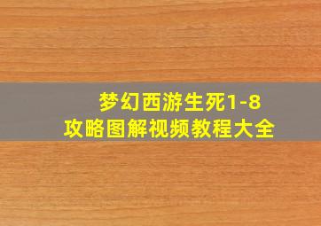 梦幻西游生死1-8攻略图解视频教程大全