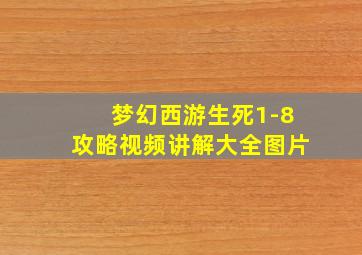 梦幻西游生死1-8攻略视频讲解大全图片