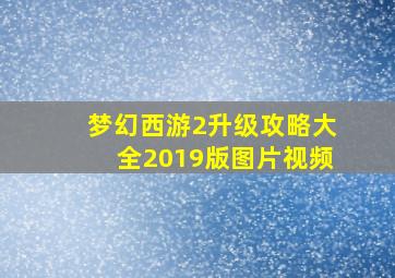 梦幻西游2升级攻略大全2019版图片视频