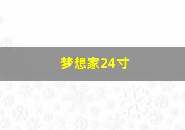 梦想家24寸