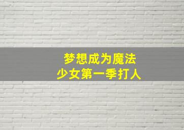 梦想成为魔法少女第一季打人