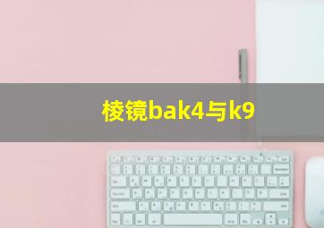 棱镜bak4与k9