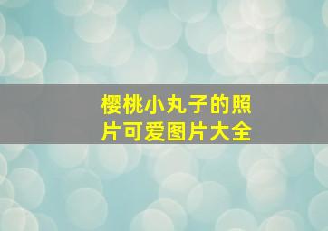 樱桃小丸子的照片可爱图片大全