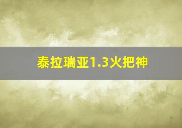 泰拉瑞亚1.3火把神