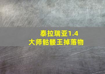 泰拉瑞亚1.4大师骷髅王掉落物