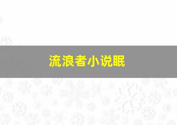 流浪者小说眠