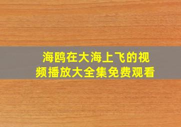 海鸥在大海上飞的视频播放大全集免费观看