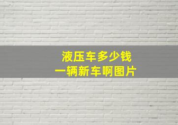 液压车多少钱一辆新车啊图片