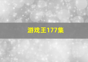 游戏王177集