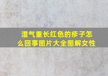 湿气重长红色的疹子怎么回事图片大全图解女性