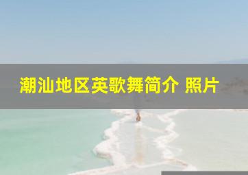 潮汕地区英歌舞简介 照片