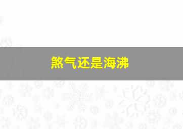 煞气还是海沸