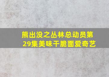 熊出没之丛林总动员第29集美味干脆面爱奇艺