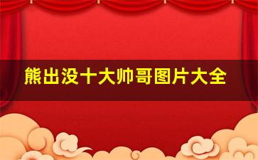 熊出没十大帅哥图片大全