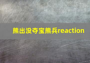 熊出没夺宝熊兵reaction