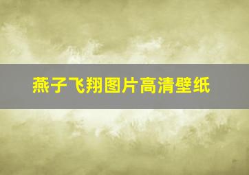 燕子飞翔图片高清壁纸