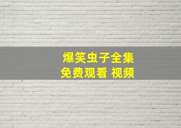 爆笑虫子全集免费观看 视频