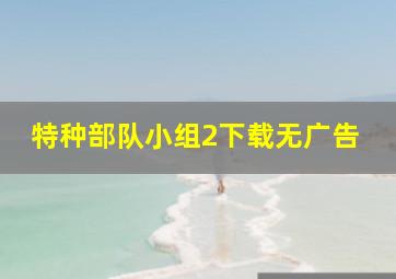 特种部队小组2下载无广告