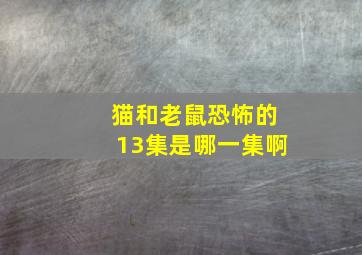 猫和老鼠恐怖的13集是哪一集啊