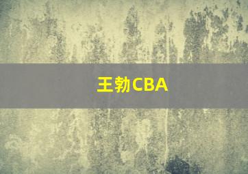 王勃CBA