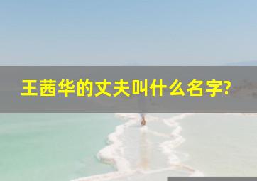 王茜华的丈夫叫什么名字?