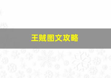 王贼图文攻略