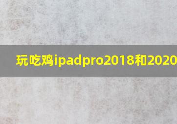 玩吃鸡ipadpro2018和2020区别