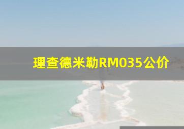 理查德米勒RM035公价