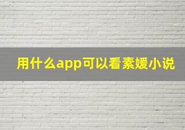 用什么app可以看素媛小说