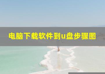 电脑下载软件到u盘步骤图