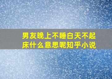 男友晚上不睡白天不起床什么意思呢知乎小说