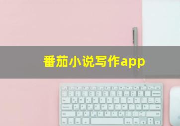 番茄小说写作app