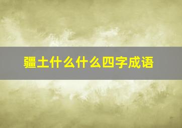 疆土什么什么四字成语