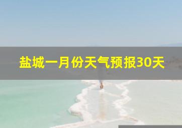 盐城一月份天气预报30天