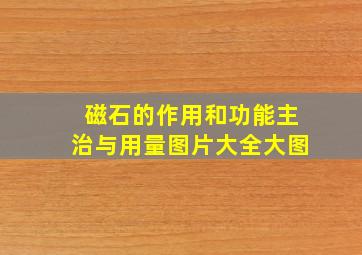 磁石的作用和功能主治与用量图片大全大图