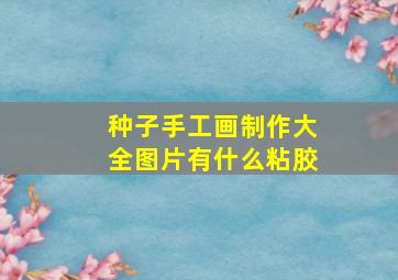 种子手工画制作大全图片有什么粘胶