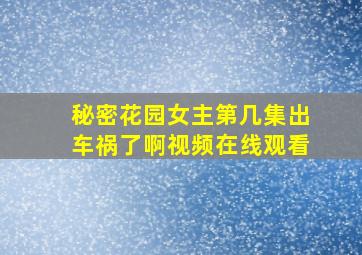 秘密花园女主第几集出车祸了啊视频在线观看