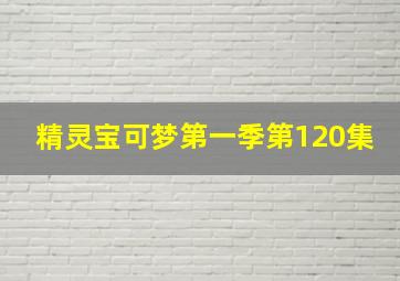 精灵宝可梦第一季第120集