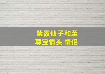 紫霞仙子和至尊宝情头 情侣