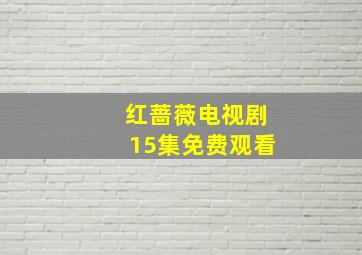 红蔷薇电视剧15集免费观看