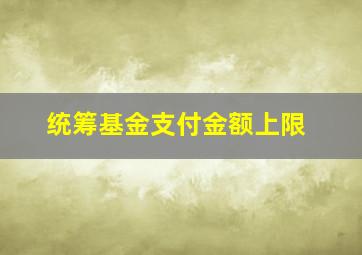 统筹基金支付金额上限