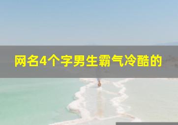 网名4个字男生霸气冷酷的