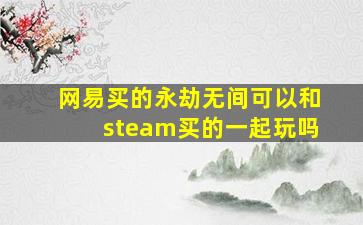 网易买的永劫无间可以和steam买的一起玩吗