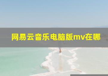 网易云音乐电脑版mv在哪